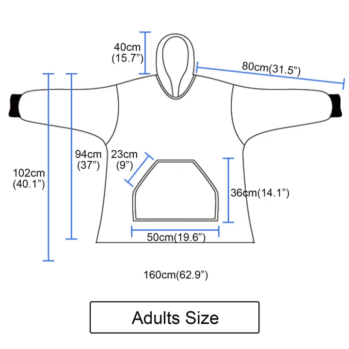 A for Adley Ipad Holding Blanket Hoodie - Image 11