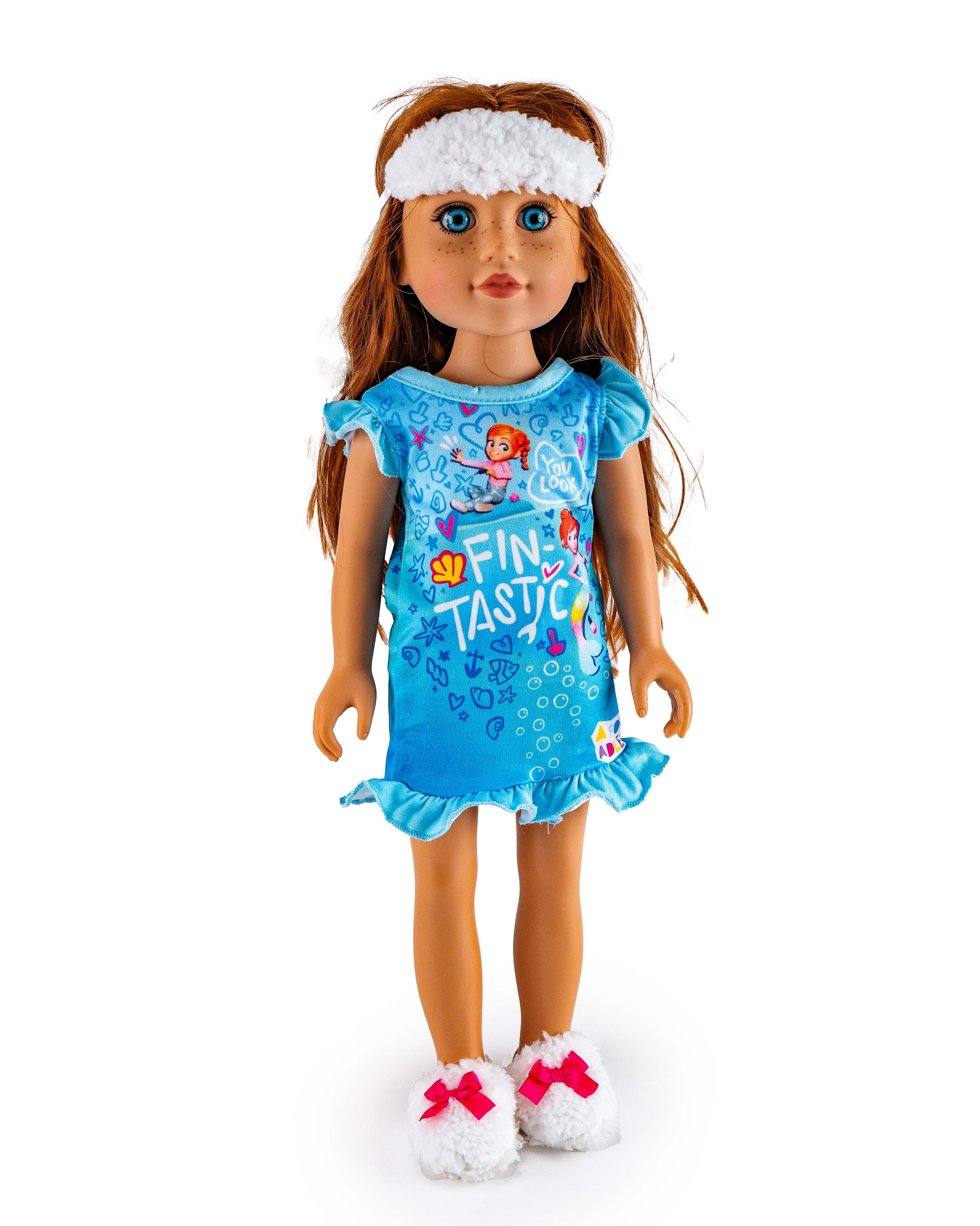 Forever Friend Dolls Fintastic Mermaid Jammies Set - Image 3