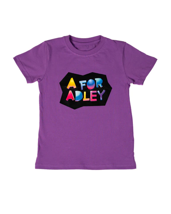 Adley's Neon Rainbow Tee - Image 4