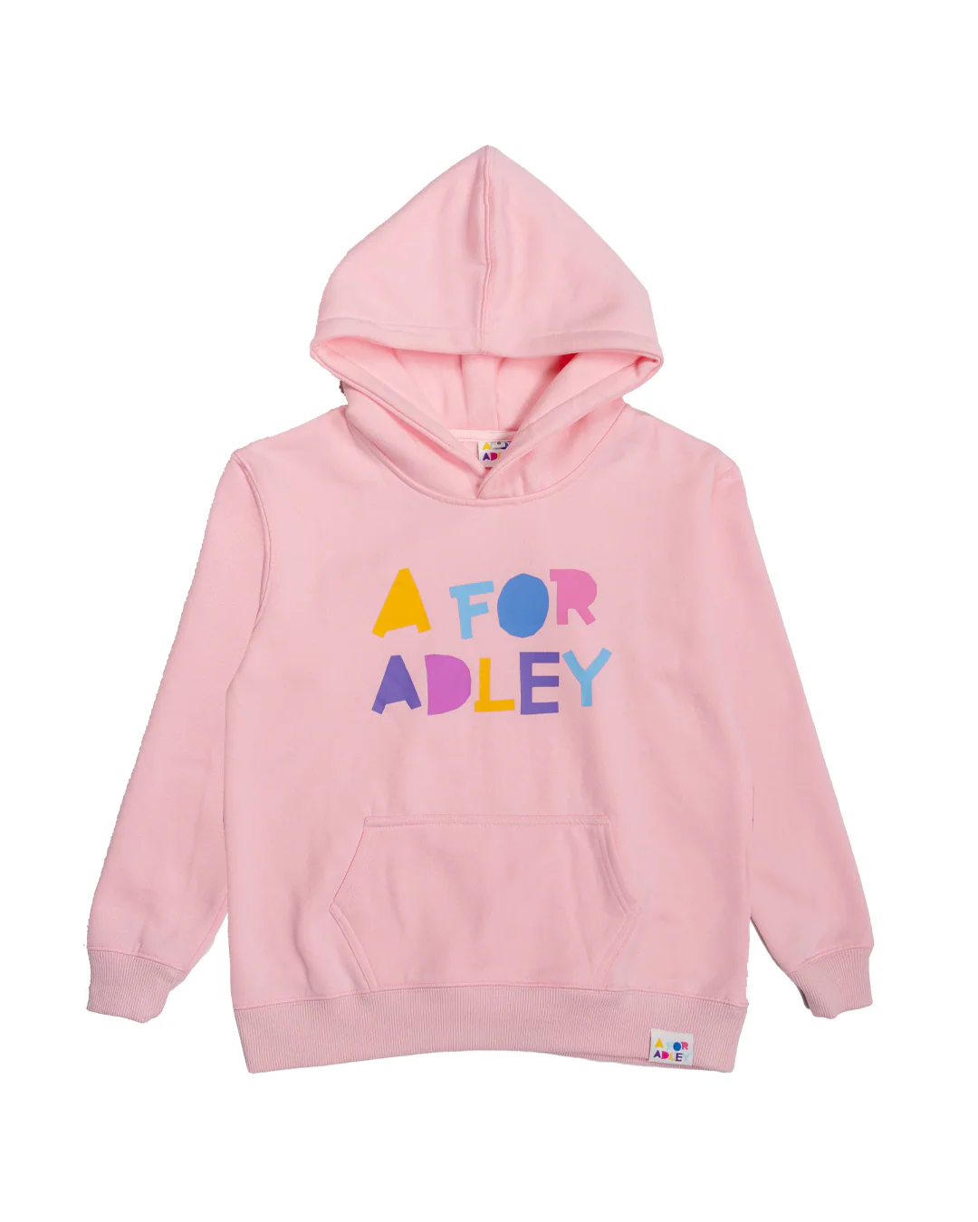 A for Adley BFF Rainbow Hoodie - Image 3