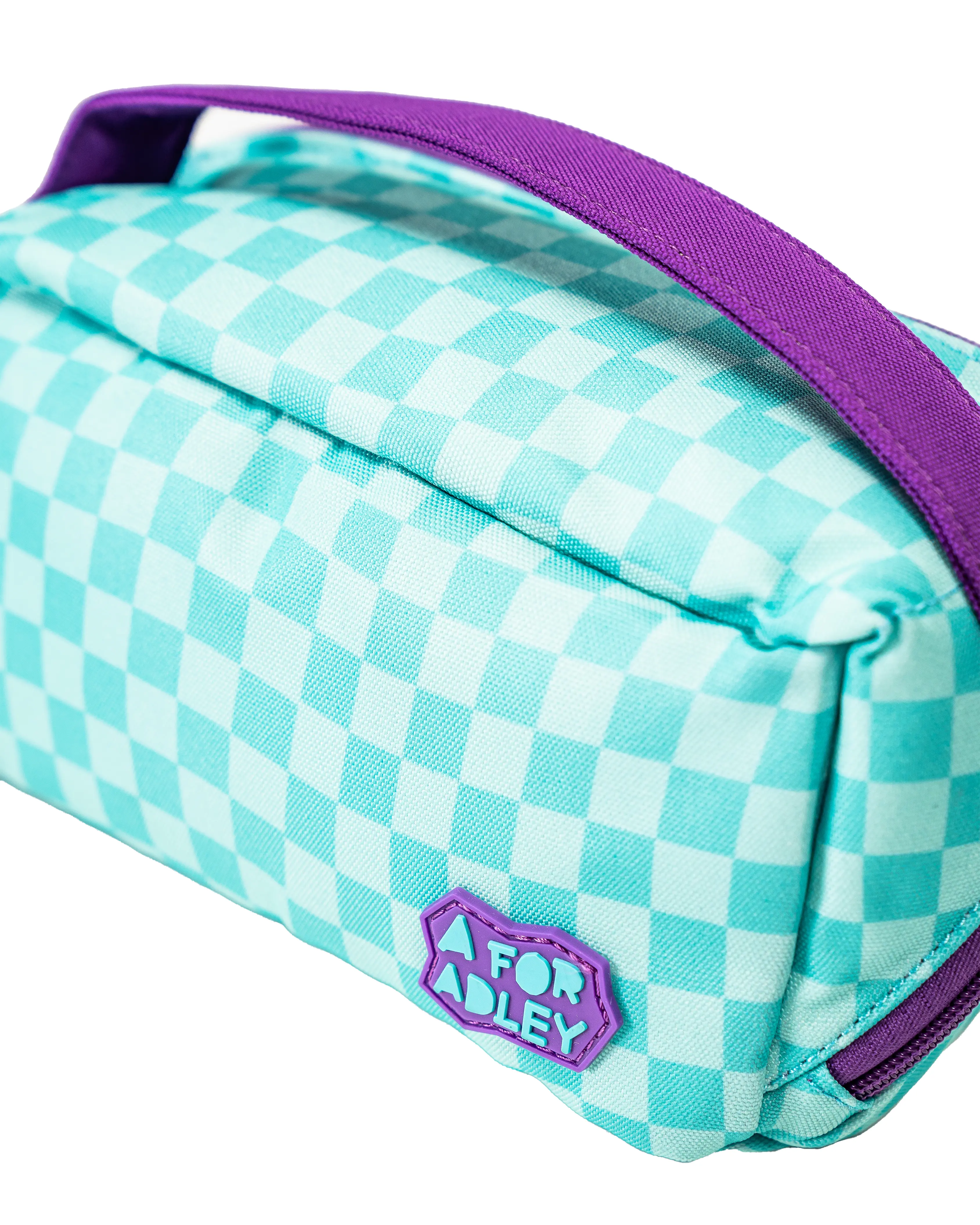 Adley's Retro Checkered Pencil Case - Image 3