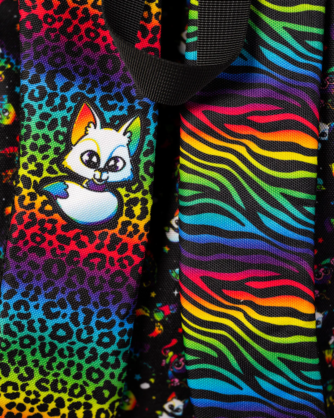 Black Neon Rainbow Backpack - Image 11