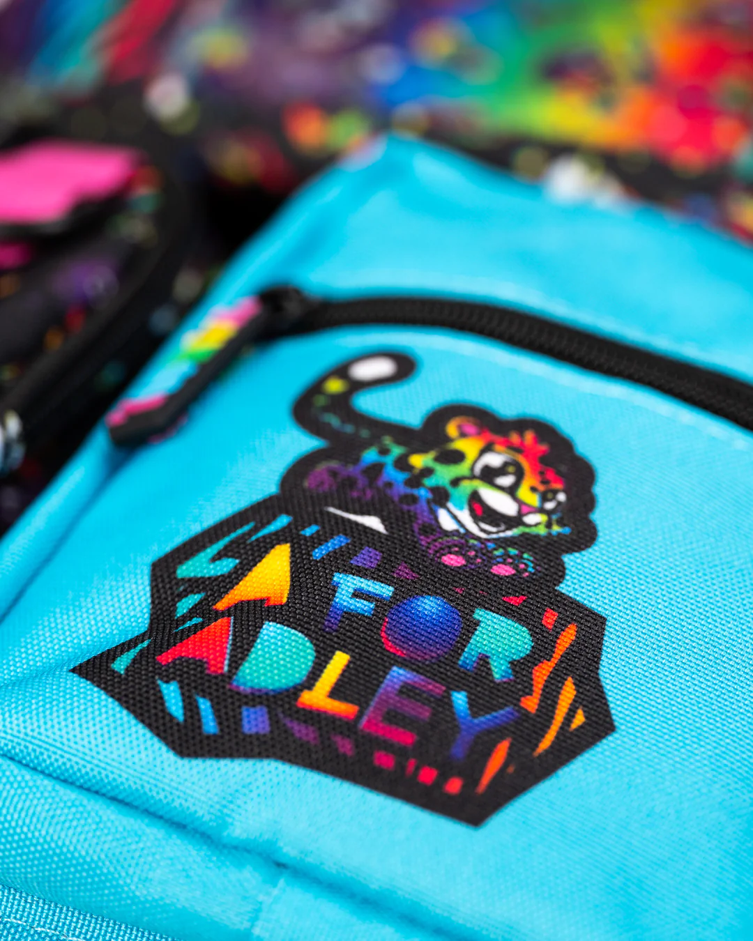 Black Neon Rainbow Backpack - Image 7