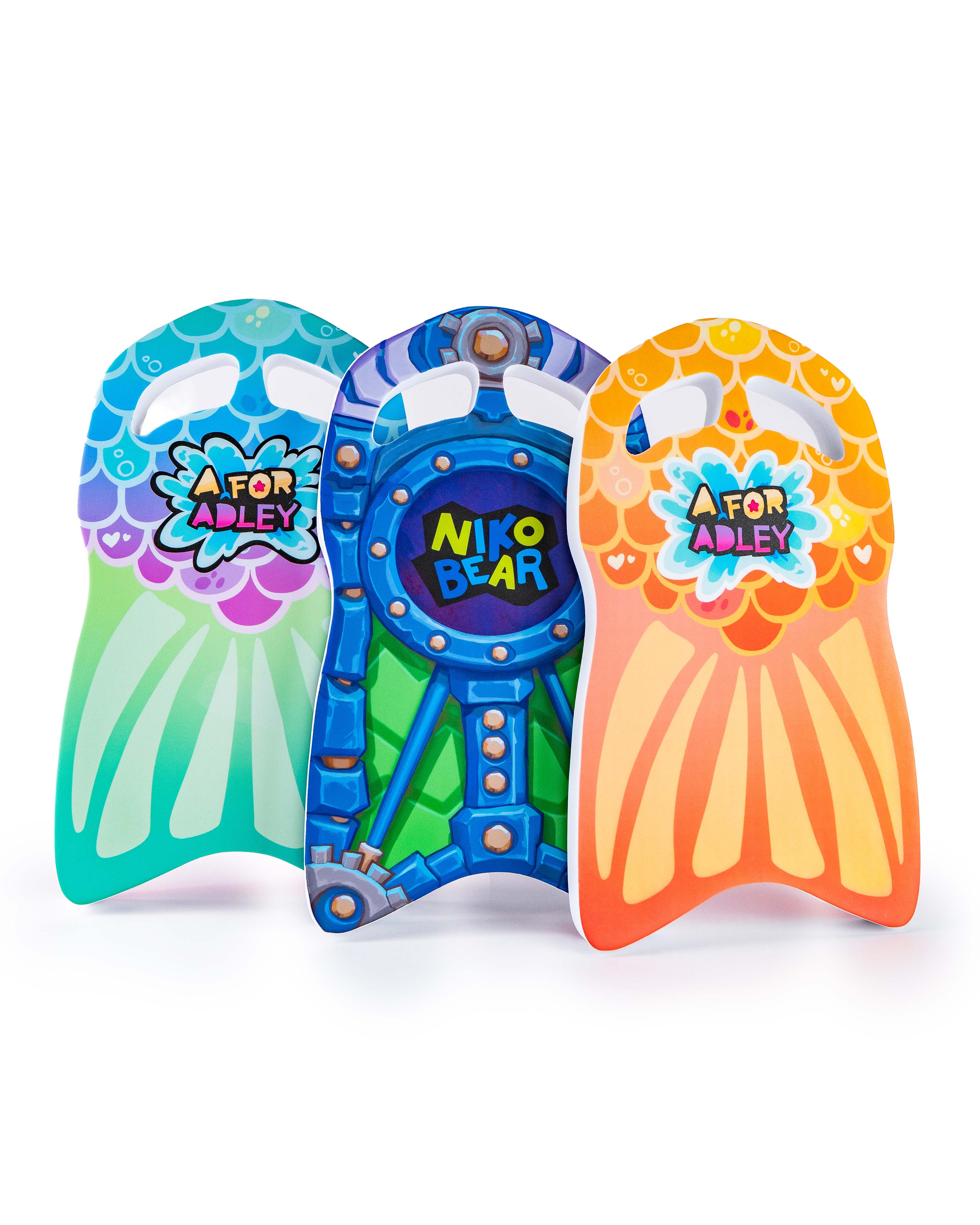 Navey's Mermaid Sisters Kickboard - Image 4