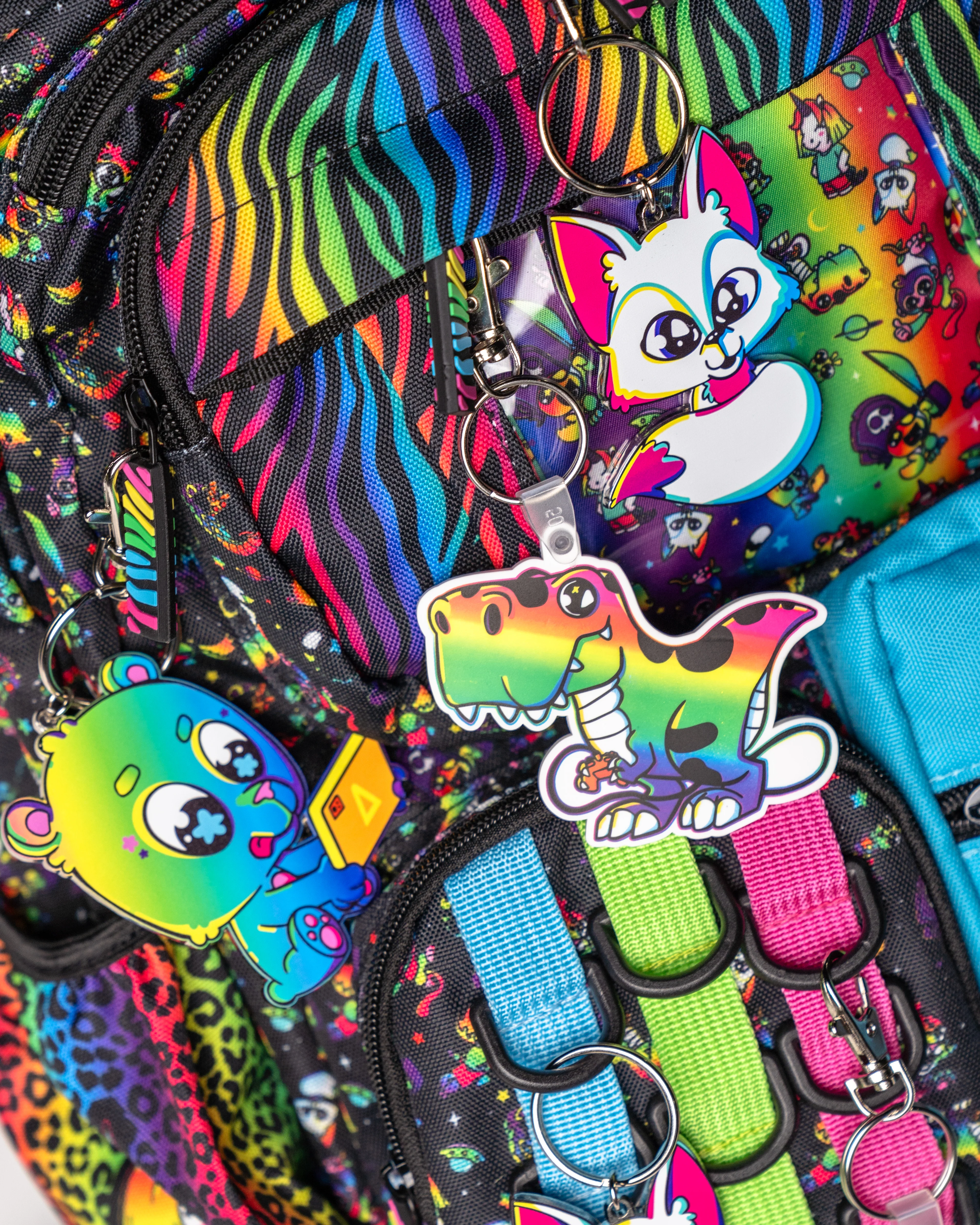 Neon Rainbow Friends Keychain Pack - Image 10