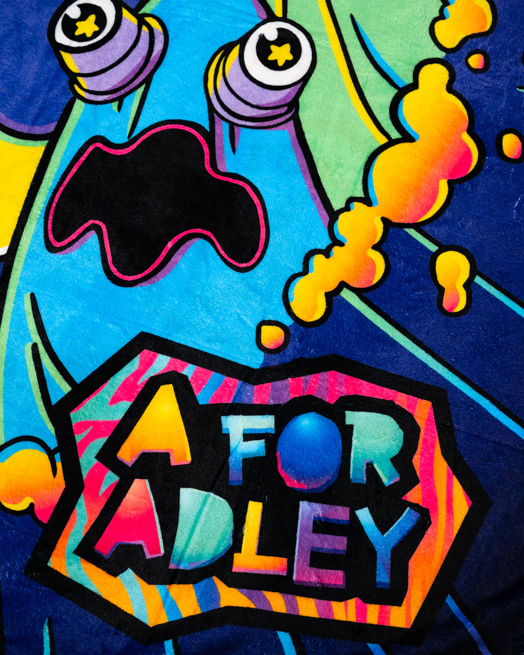 Neon Rainbow Ghosts Blanket - Image 4