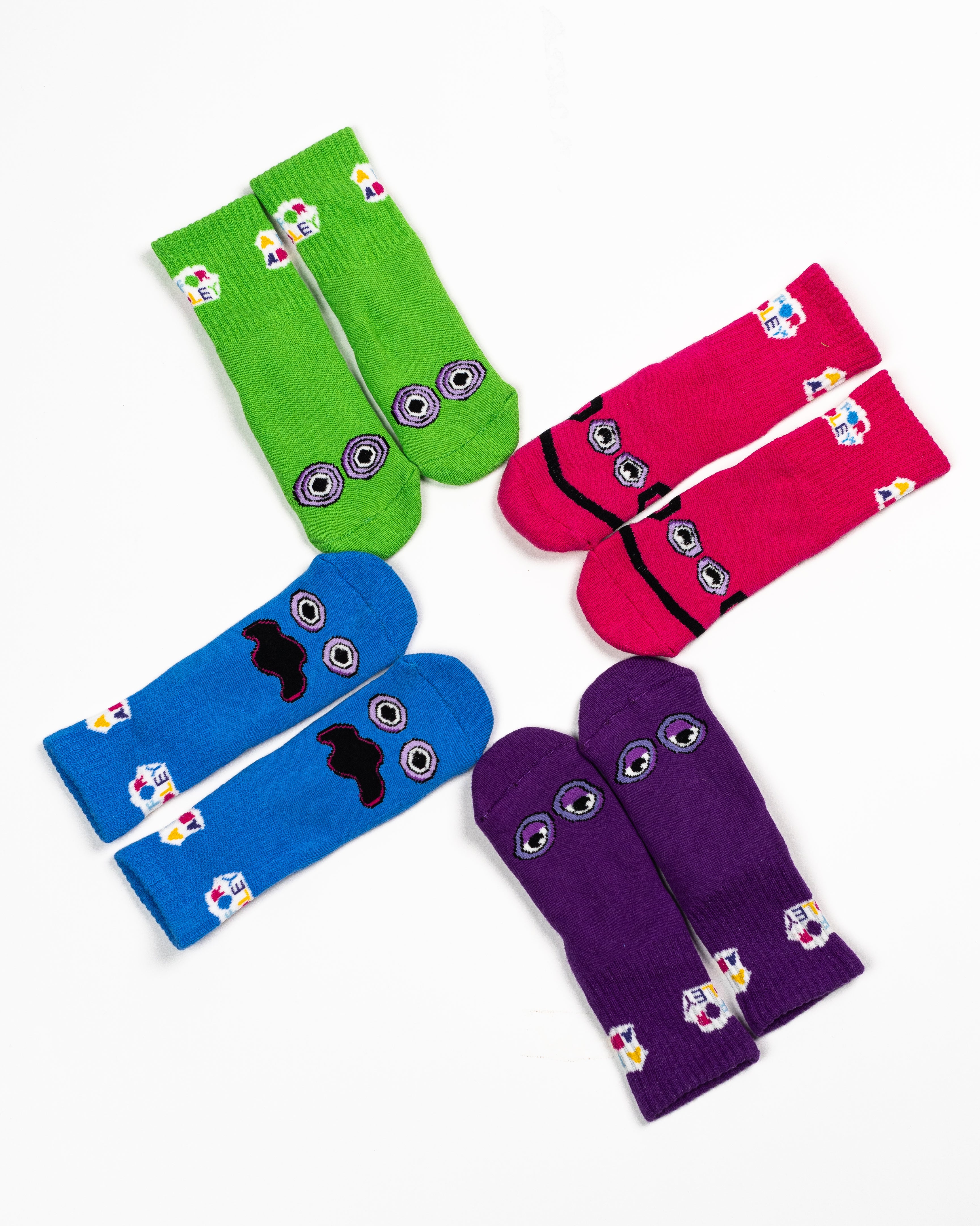 Rainbow Ghosts Premium Socks 4 Pack - Image 8