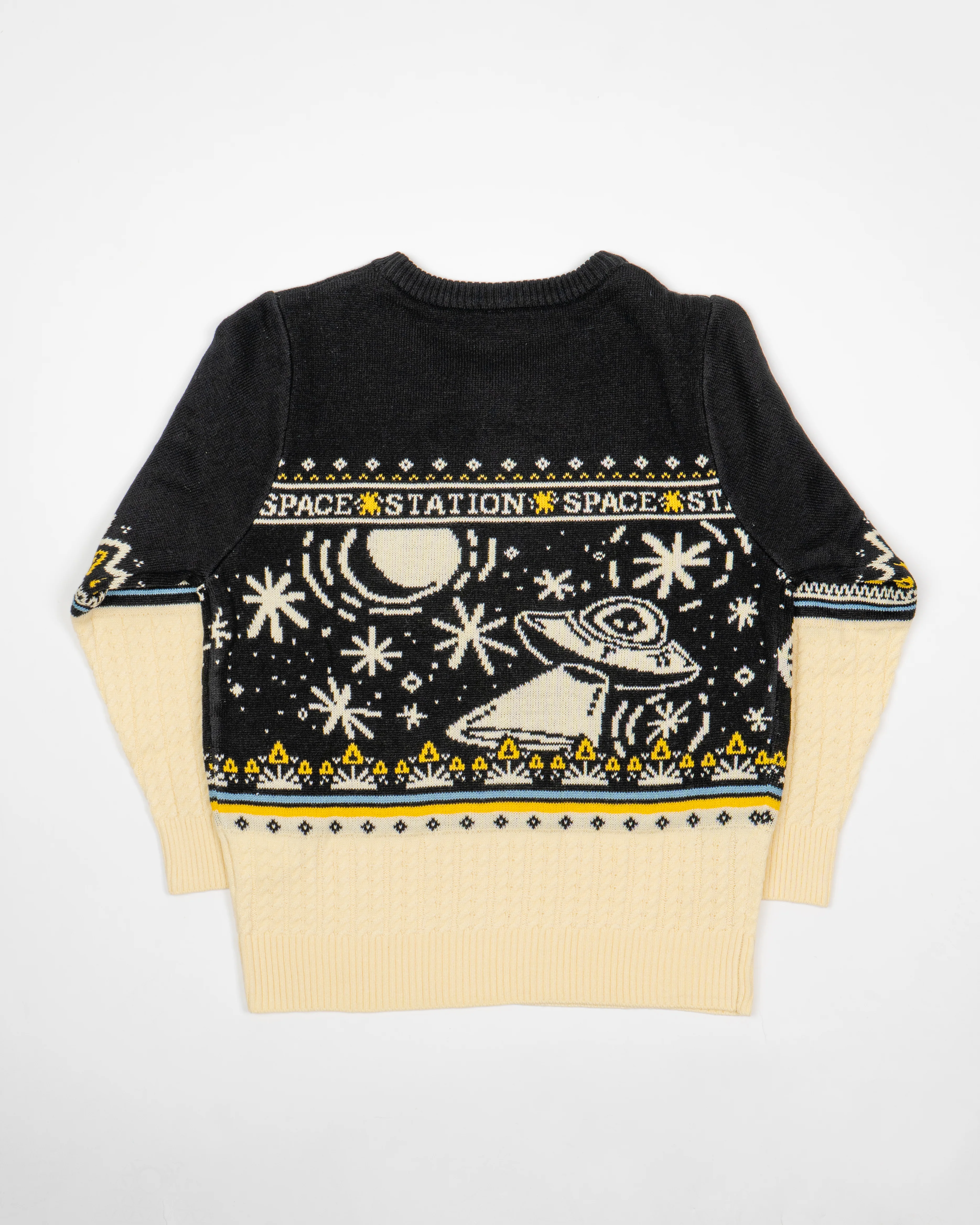 Spacestation Triangle Ugly Sweater - Image 2