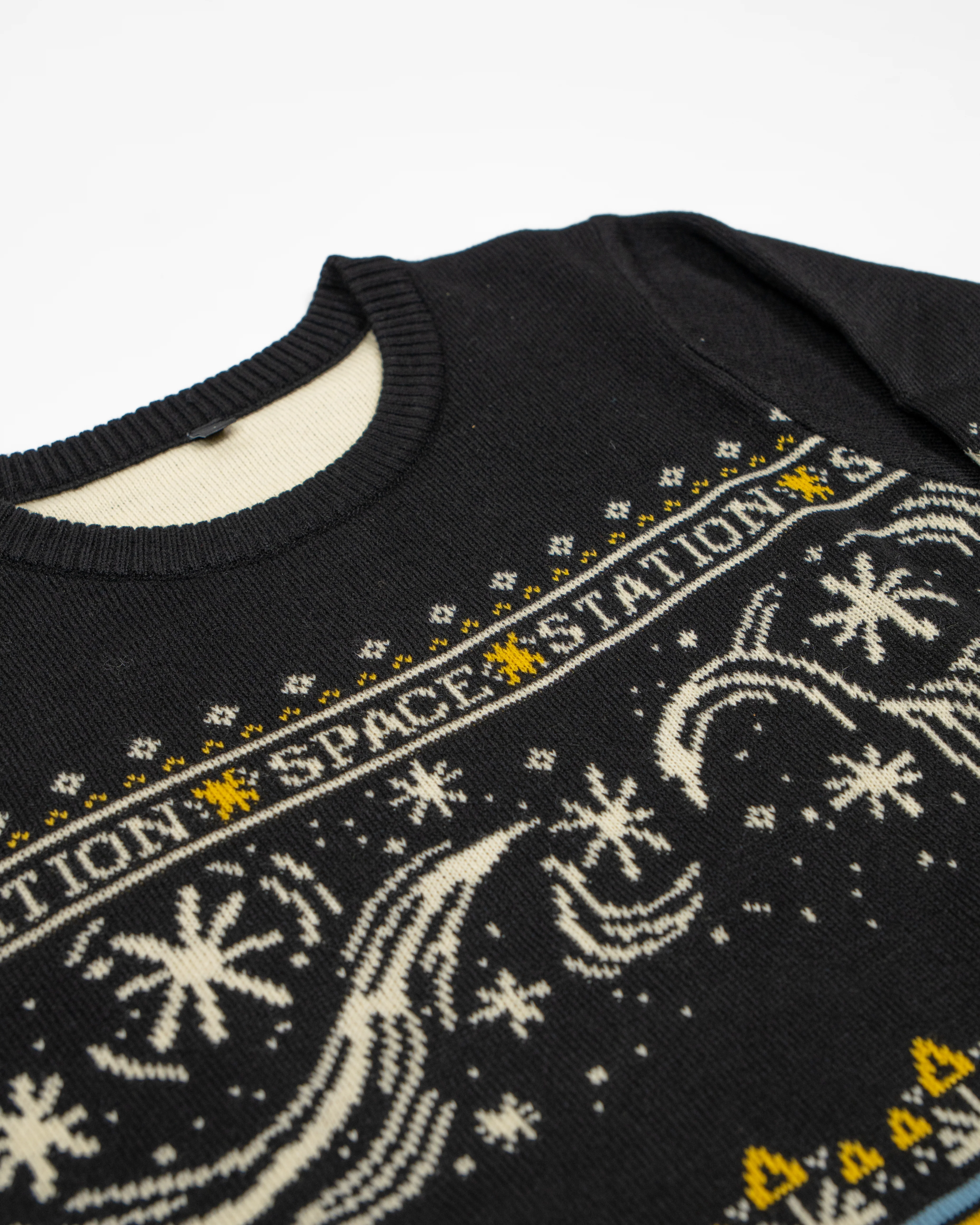 Spacestation Triangle Ugly Sweater - Image 3