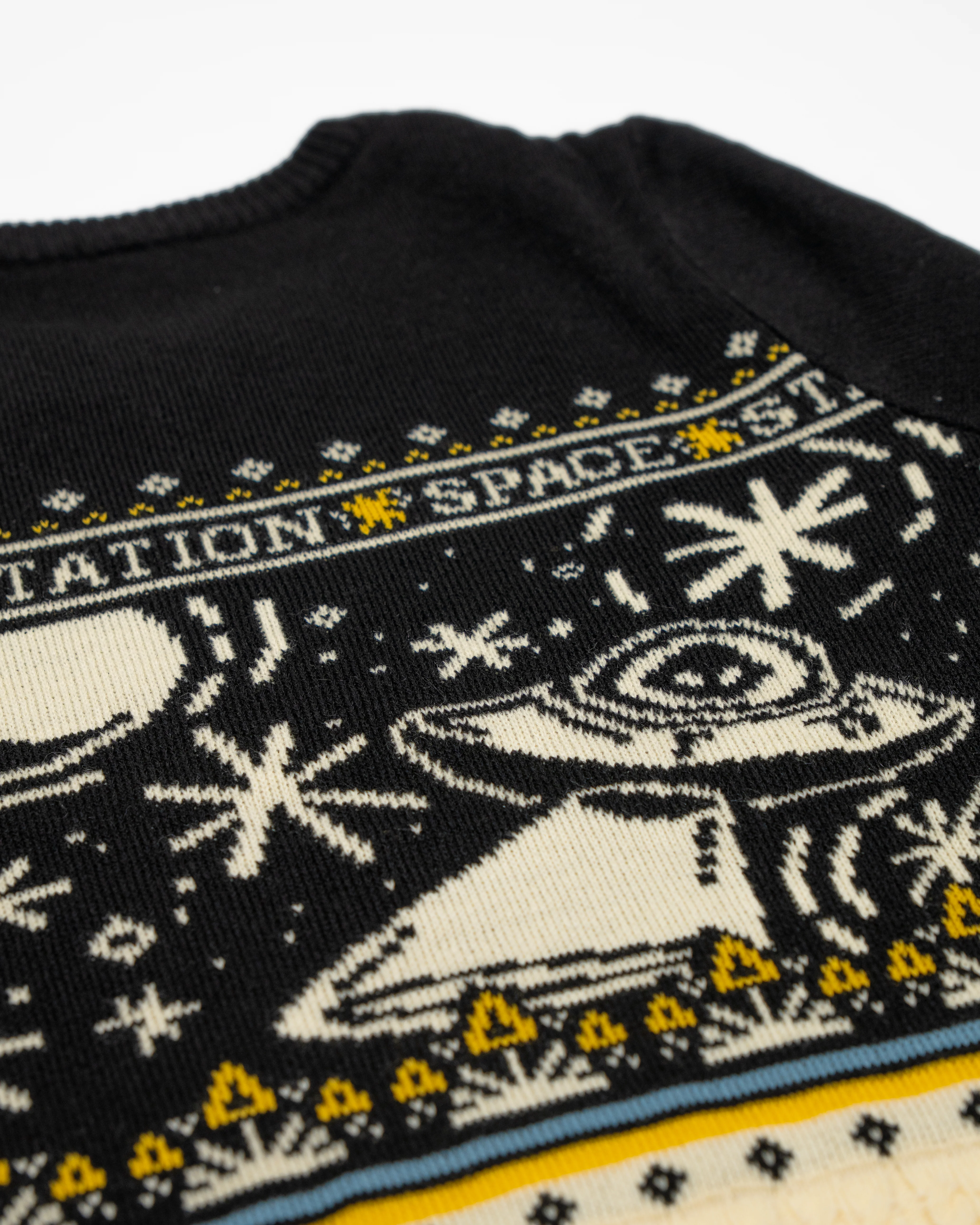 Spacestation Triangle Ugly Sweater - Image 4