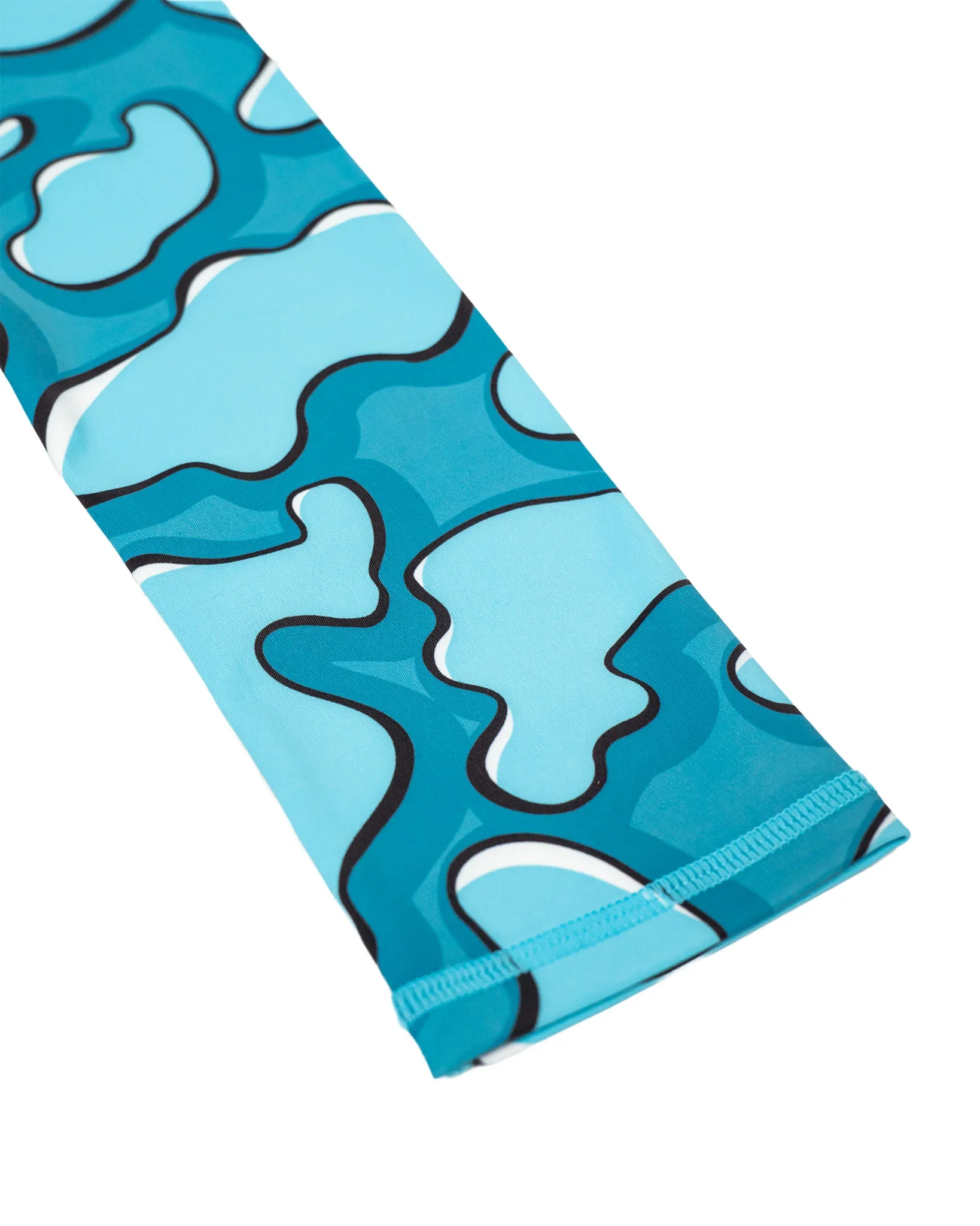 A for Adley Squiggly Pants (teal) - Image 4