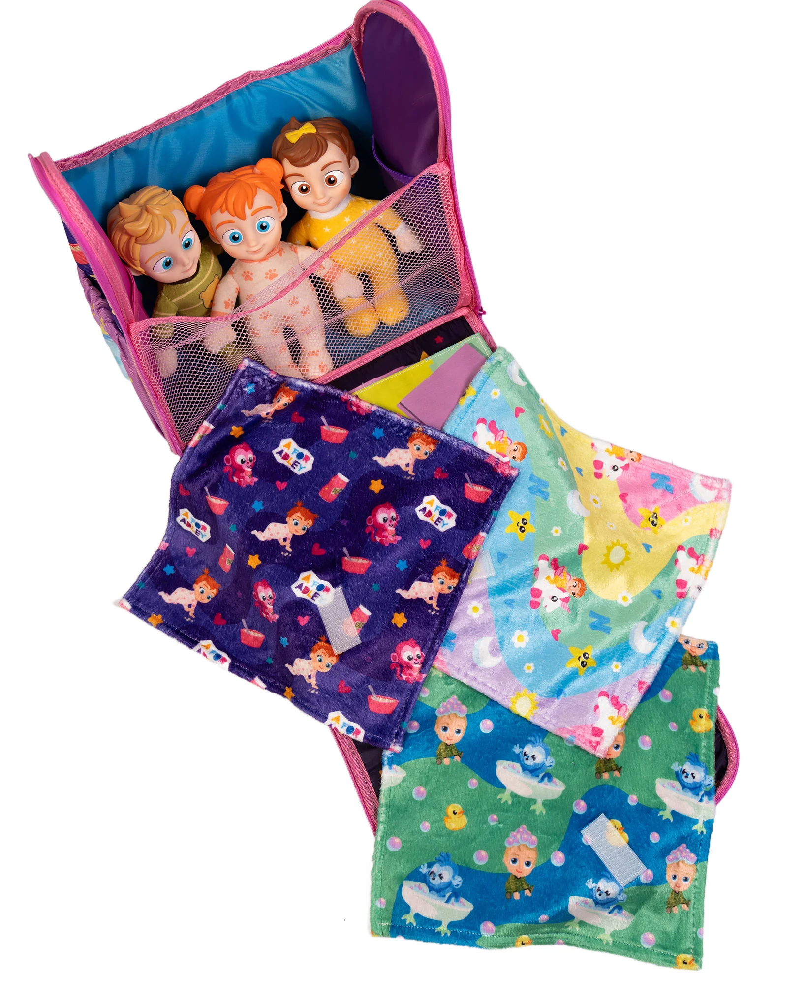 3 CRAZY BABiES and Play Pretend Travel Bag - Image 8